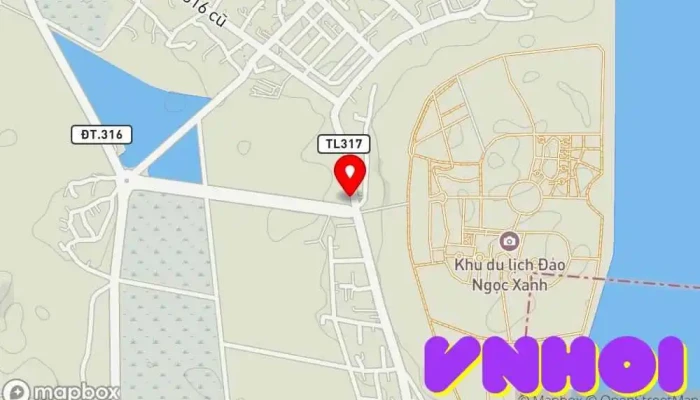 bản đồ của khu vui chơi Sân chơi trong Đảo Ngọc Xanh