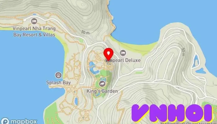 bản đồ của Khu vườn Nhật Điểm thu hút khách du lịch trong Khánh Hòa