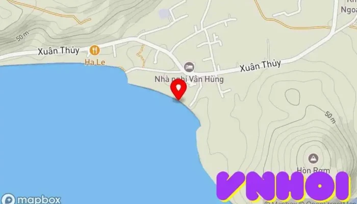 bản đồ của Làng Chài Hòn Rơm Điểm thu hút khách du lịch trong Bình Thuận