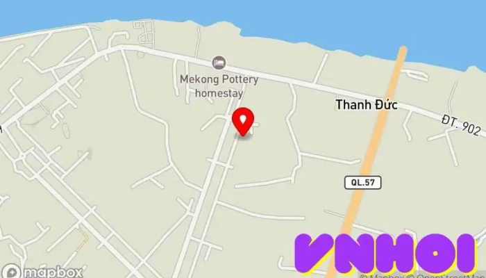 bản đồ của Làng Gốm Tư Buôi Điểm thu hút khách du lịch trong Vĩnh Long
