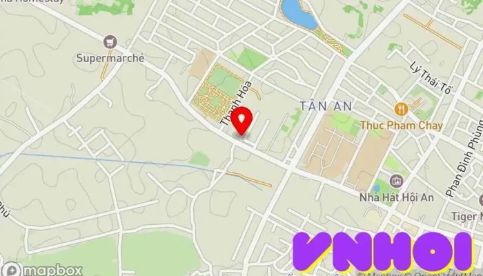 bản đồ của Làng lụa Hội An Điểm thu hút khách du lịch trong Quảng Nam