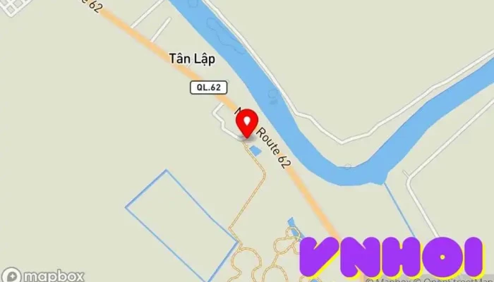 bản đồ của Làng Nổi Tân Lập Đại lý du lịch tham quan, Khách sạn, Nhà hàng trong Long An