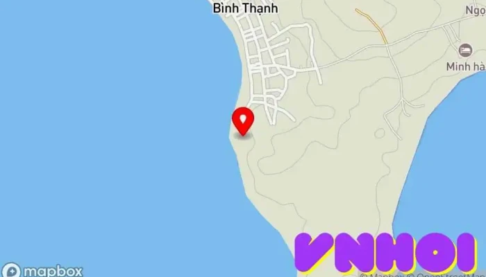 bản đồ của Lăng Ông Nam Hải ( Lăng Cá Ông) Bảo tồn di sản trong Bình Thuận