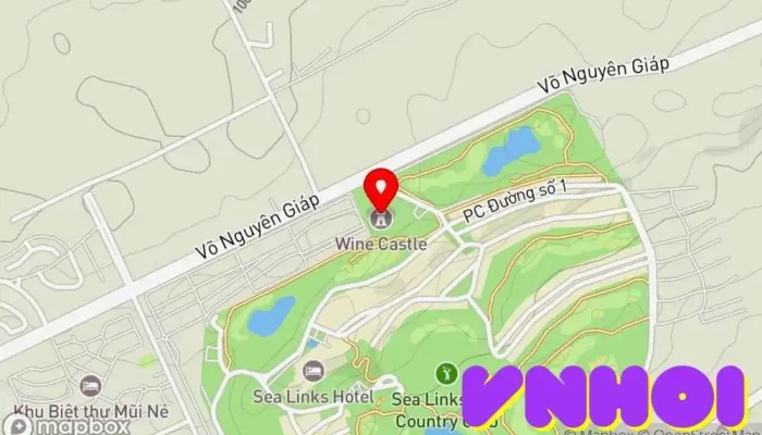 bản đồ của Lâu đài rượu vang RD Phan Thiết - Mũi Né Cửa hàng rượu trong Bình Thuận