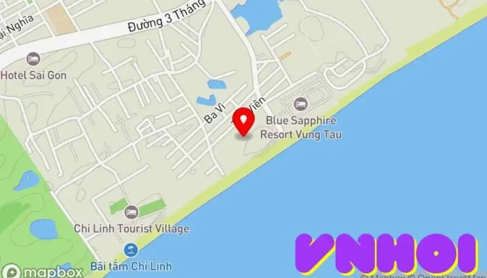 bản đồ của Long Cung Resort Khách sạn nghỉ dưỡng trong Bà Rịa - Vũng Tàu