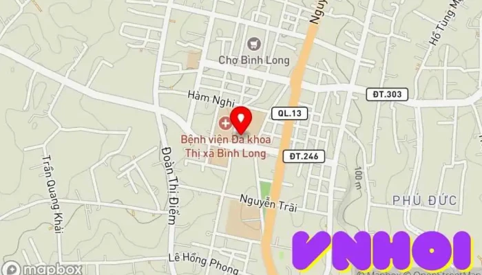 bản đồ của Mộ 3000 người Nghĩa trang trong Bình Phước