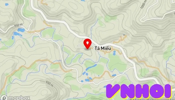 bản đồ của Mốc giới số 0 - Điểm Cực Tây Tổ Quốc Điểm mốc lịch sử trong Điện Biên