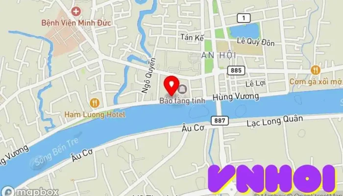 bản đồ của Mr. BikerBentre Boat Tour Đại lý du lịch, Đại lý du lịch bằng thuyền trong Bến Tre