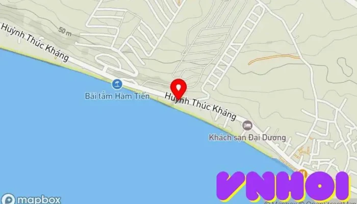 bản đồ của Mui Ne Beach Villa Căn hộ nghỉ dưỡng cho thuê, Nhà nghỉ dưỡng cho thuê, Điểm thu hút khách du lịch, Căn hộ nghỉ mát, Biệt thự trong Bình Thuận