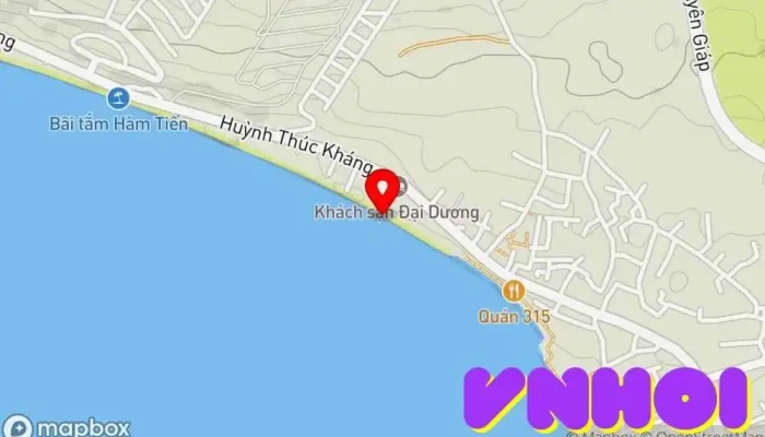 bản đồ của Mui Ne Fishing Harbour Cầu câu cá, Điểm thu hút khách du lịch trong Bình Thuận