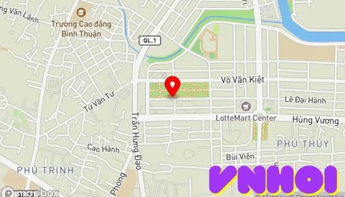 bản đồ của Mũi Né Jeep tour Đại lý du lịch trong Bình Thuận