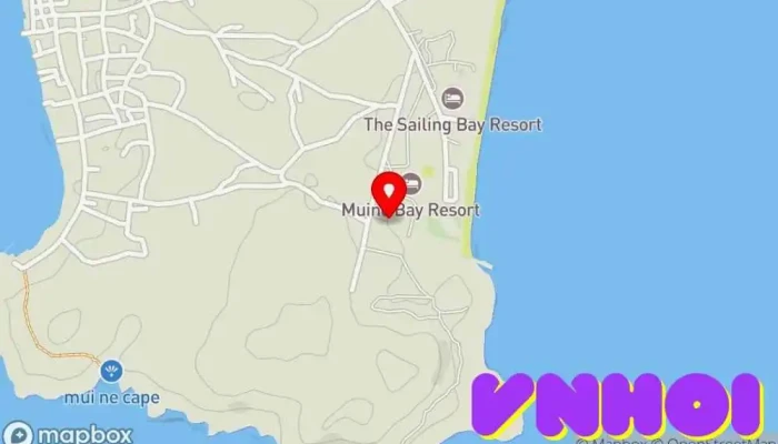 bản đồ của Muine Bay Resort Khách sạn nghỉ dưỡng trong Bình Thuận
