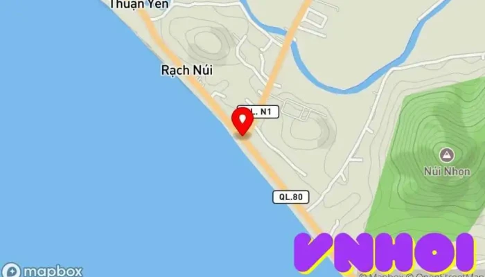 bản đồ của Ngã 3 Phú Mỹ ( Cây Bàng) Điểm mốc lịch sử trong Kiên Giang