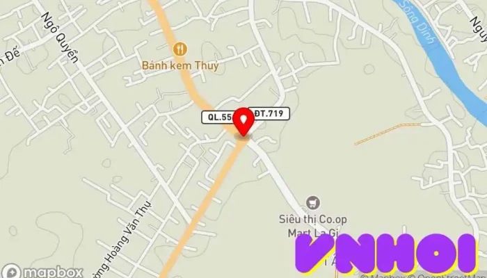 bản đồ của Ngã tư Quân Cảnh Điểm mốc lịch sử trong Bình Thuận