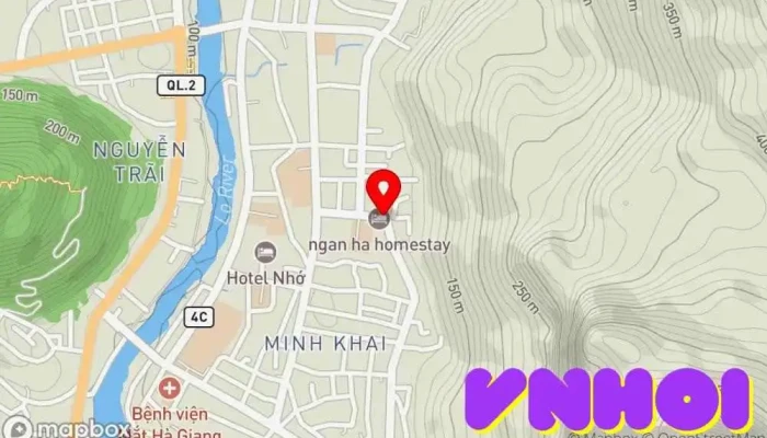 bản đồ của Ngân Hà travel Hà Giang Đại lý cho thuê xe máy, Lưu trú nhà dân, Đại lý du lịch tham quan trong Hà Giang