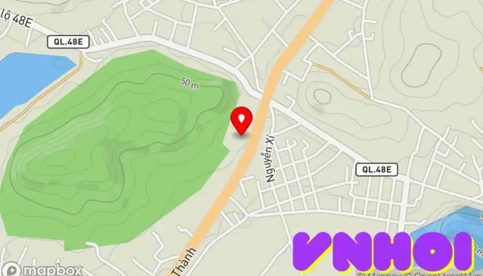 bản đồ của Nghĩa trang Liệt sỹ Hoàng Mai Nghĩa trang quân đội trong Nghệ An