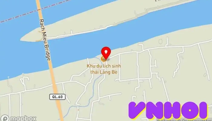 bản đồ của NHÀ HÀNG LÀNG BÈ Nhà hàng trong Bến Tre