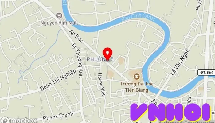 bản đồ của Nhà hàng Làng Việt Nhà hàng trong Tiền Giang