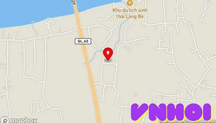bản đồ của Nhà hàng sinh thái Vườn Dâu An Khánh Nhà hàng, Điểm thu hút khách du lịch trong Bến Tre