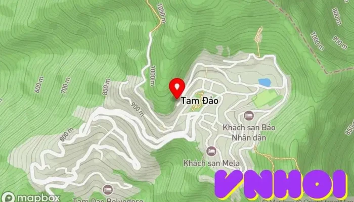 bản đồ của Nhà khách Nữ vương hòa bình Nhà nghỉ trượt tuyết trong Vĩnh Phúc