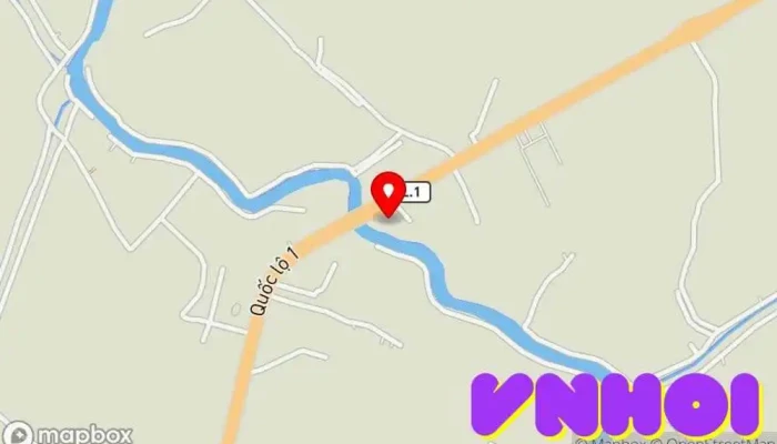 bản đồ của Nhà thờ Bà Tồn Nhà thờ, Nhà thờ Công giáo trong Tiền Giang