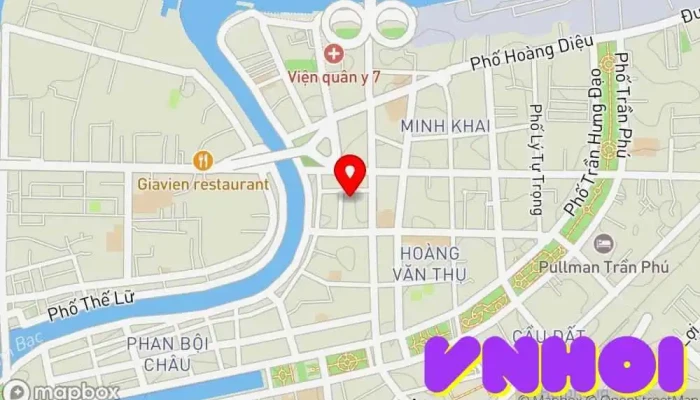 bản đồ của Nhà Thờ Chính Toà Giáo Phận Hải Phòng Nhà thờ Công giáo, Nhà thờ lớn, Nhà thờ chính tòa Công giáo, Địa điểm hành hương, Điểm đến tôn giáo, Cơ sở tôn giáo, Điểm thu hút khách du lịch trong Hải Phòng