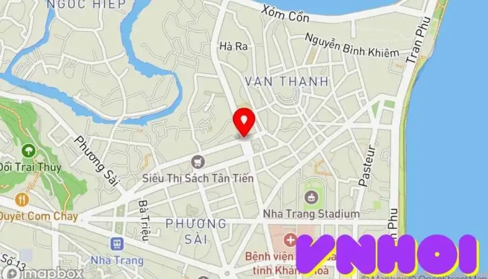bản đồ của Nha Trang  trong Khánh Hòa