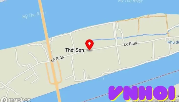 bản đồ của Nhà Úp Ngược Pink House Tiền Giang Đại lý du lịch tham quan trong Tiền Giang