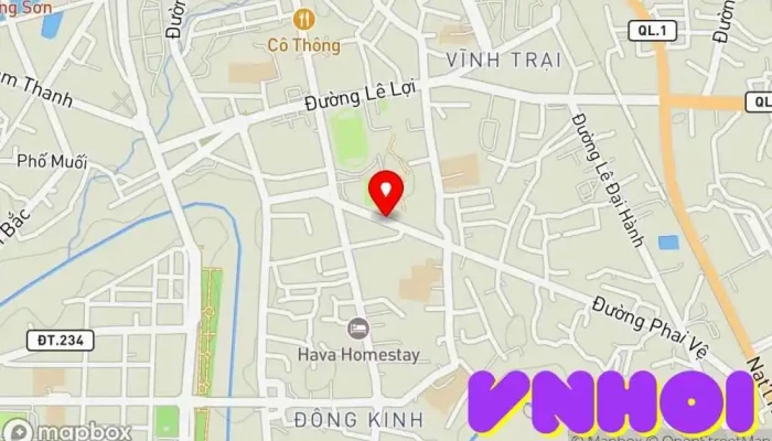 bản đồ của Núi Phai Vệ Điểm thu hút khách du lịch trong Lạng Sơn