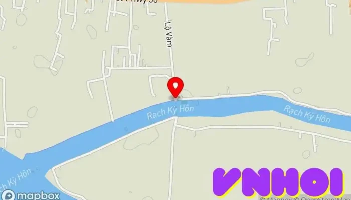 bản đồ của Phà Lộ Vàm Bến du thuyền trong Tiền Giang