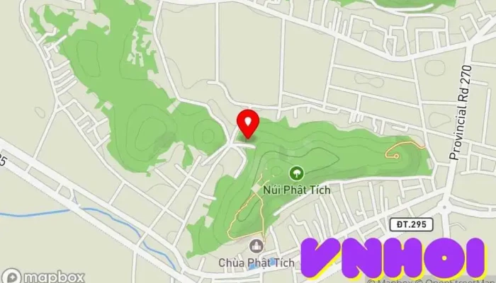 bản đồ của Phật Tích  trong Bắc Ninh