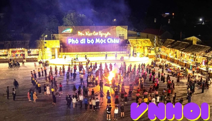 Phố Đi Bộ Mộc Châu - Mộc Châu
