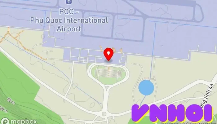 bản đồ của Sân Bay Phú Quốc Sân bay quốc tế, Sân bay trong Kiên Giang