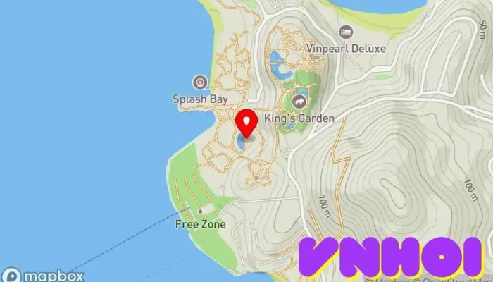 bản đồ của Sân khấu nhạc nước Điểm thu hút khách du lịch trong Khánh Hòa