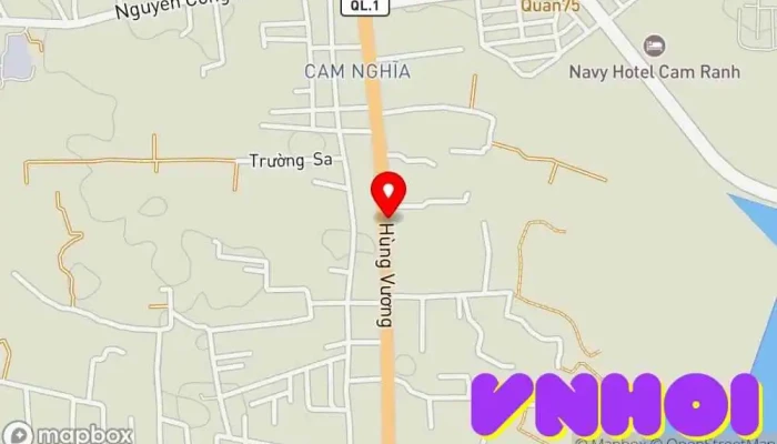 bản đồ của Santorini Villa Cam Ranh Hotel Khách sạn, Khách sạn nghỉ dưỡng, Điểm thu hút khách du lịch trong Khánh Hòa
