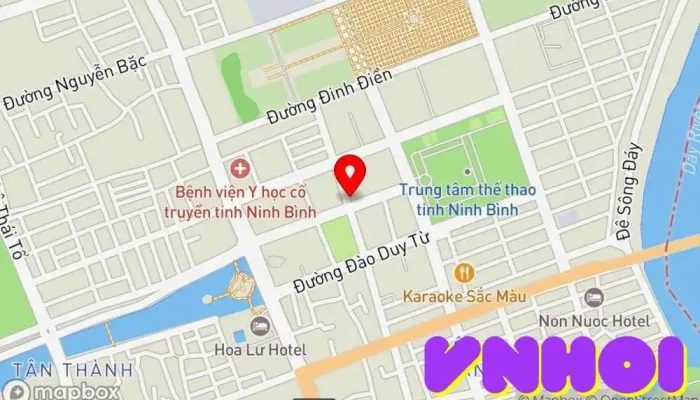 bản đồ của Sở Du lịch tỉnh Ninh Bình (Ninh Binh Tourism Department) Sở du lịch thành phố trong Ninh Bình