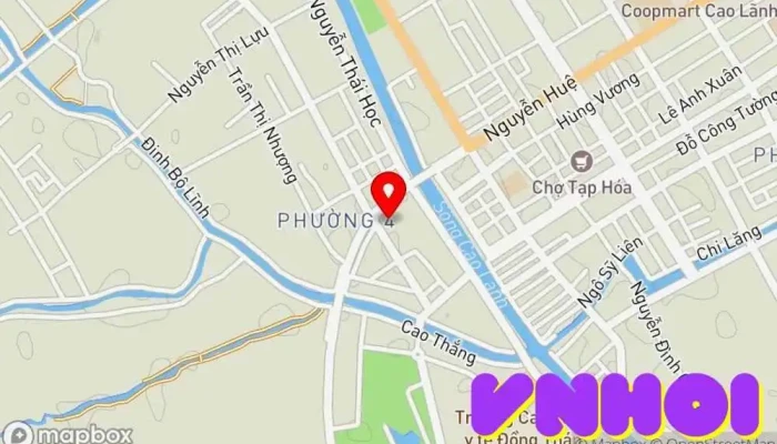 bản đồ của Sở Văn hóa Thể thao và Du lịch tỉnh Đồng Tháp Sở dịch vụ xã hội trong Đồng Tháp