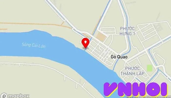 bản đồ của sông Cái Lớn Sông trong Kiên Giang