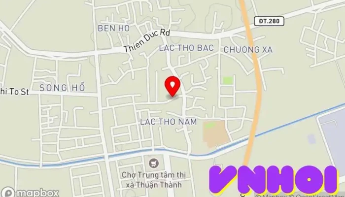 bản đồ của Song Hồ  trong Bắc Ninh