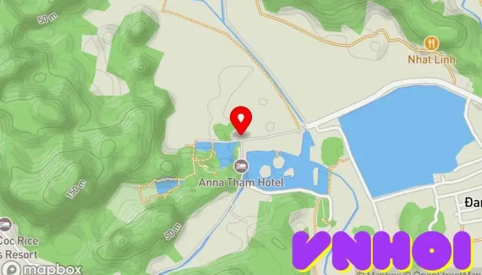 bản đồ của Tam Cốc – Bích Động - Ninh Bình, Việt Nam Đại lý du lịch tham quan trong Ninh Bình