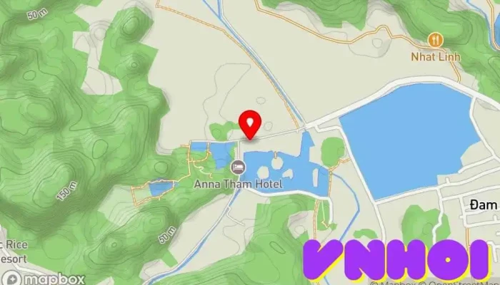 bản đồ của Tam Cốc La Montagne Khách sạn, Quán bar cocktail, Nhà hàng ẩm thực đồng quê, Bể bơi, Nhà hàng Phương Tây trong Ninh Bình