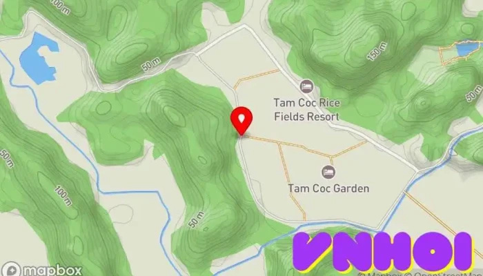 bản đồ của Tam Cốc Retreat Ninh Bình Khách sạn nghỉ dưỡng, Nhà hàng, Spa trong Ninh Bình