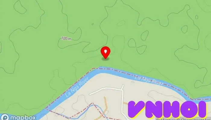 bản đồ của Thác Mai Ao trong Đồng Nai