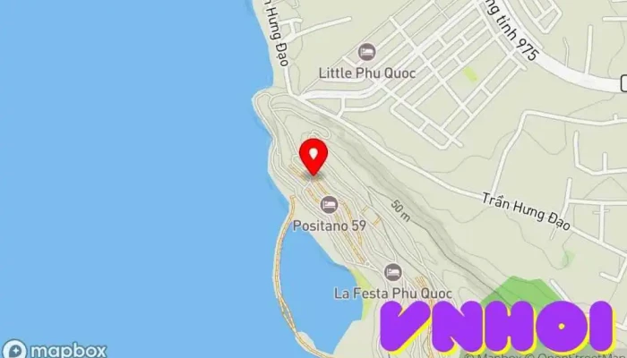bản đồ của Tháp Bút Chì Điểm thu hút khách du lịch trong Kiên Giang