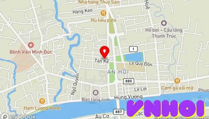 bản đồ của THEME TRAVEL - CN TẠI BẾN TRE Đại lý du lịch tham quan trong Bến Tre