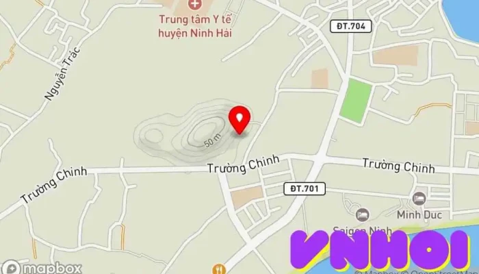 bản đồ của Thiền viện Trúc Lâm Viên Ngộ Chùa phật giáo, Điểm thu hút khách du lịch trong Ninh Thuận