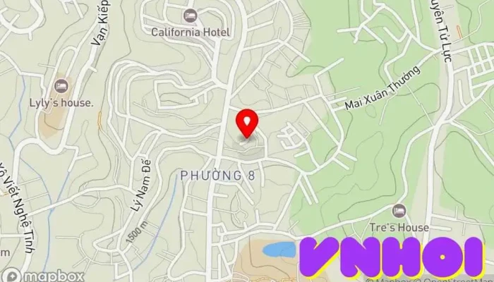 bản đồ của Thiền viện Vạn Hạnh Chùa phật giáo, Chùa, Điểm thu hút khách du lịch trong Lâm Đồng