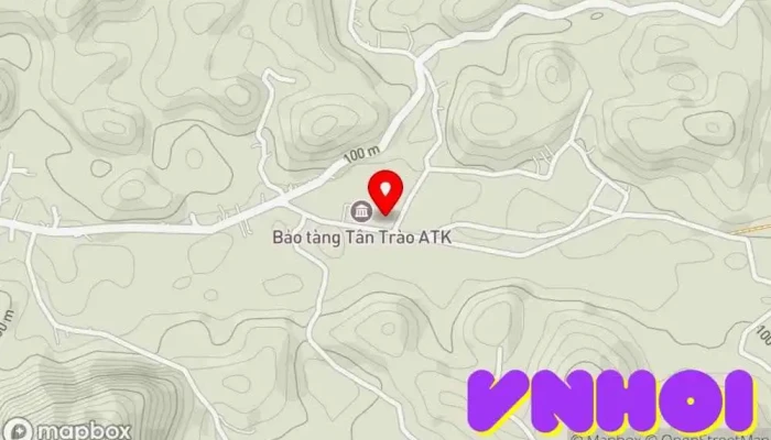 bản đồ của Thủ Đô Kháng Chiến Tân Trào Tuyên Quang Điểm mốc lịch sử trong Tuyên Quang