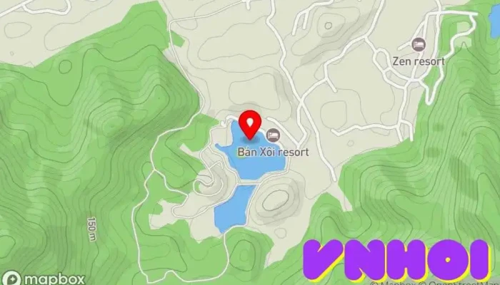 bản đồ của Thung Lũng Bản Xôi Điểm thu hút khách du lịch, Bãi picnic trong Hà Nội