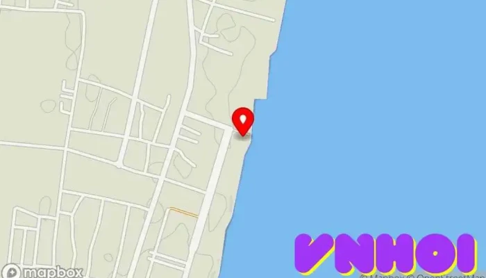 bản đồ của Tien Trang Beach Bãi biển trong Thanh Hóa